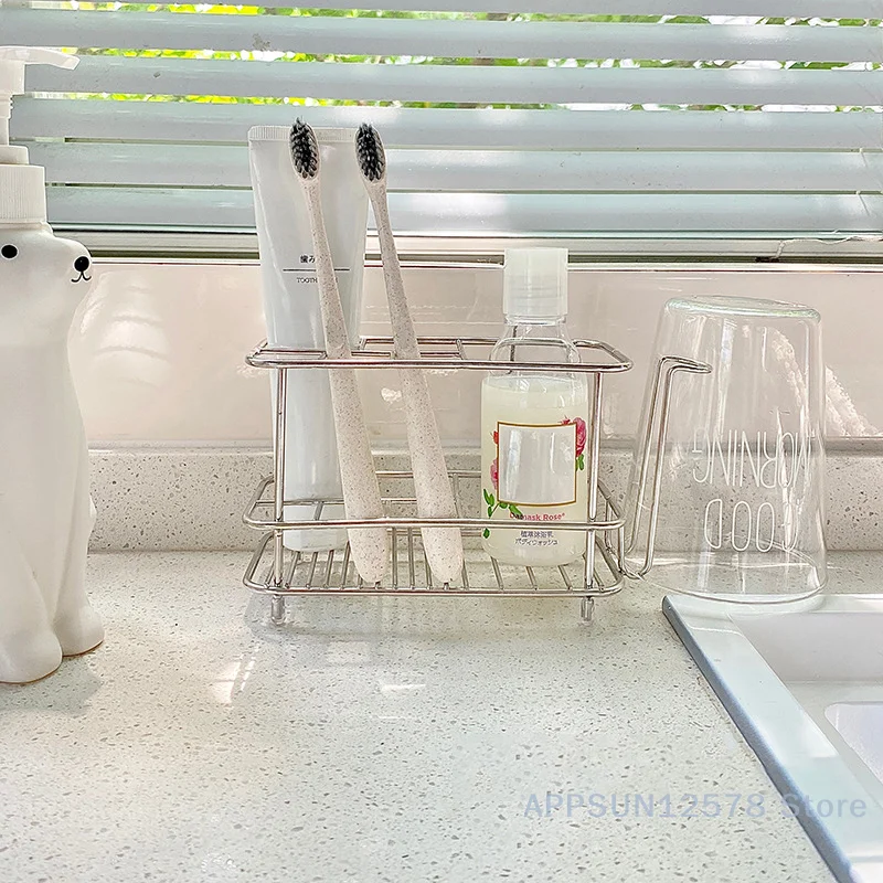 الحمام فرشاة الأسنان حامل الفولاذ المقاوم للصدأ معجون الأسنان حامل فرشاة الأسنان الكهربائية حامل المنظم الملحقات