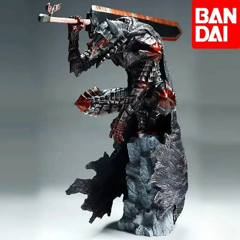 25cm Berserk Guts L figura de Anime Guts Berserker Armor figura de acción Berserk espadachín negro estatuilla modelo colección muñeca Juguetes