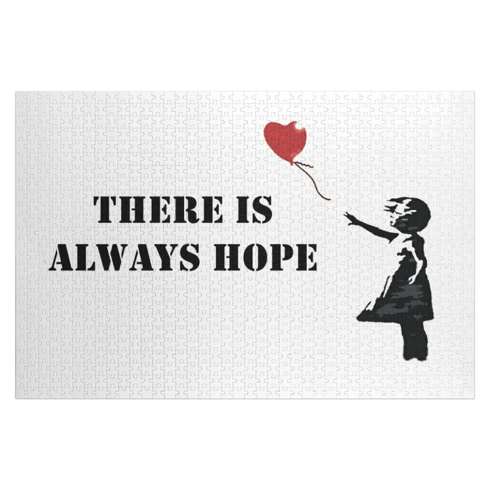 Banksy: There is always hope Jigsaw Puzzle Personalized Woodens For Adults Personalized Toys Novel Toys For Children 2022 Puzzle