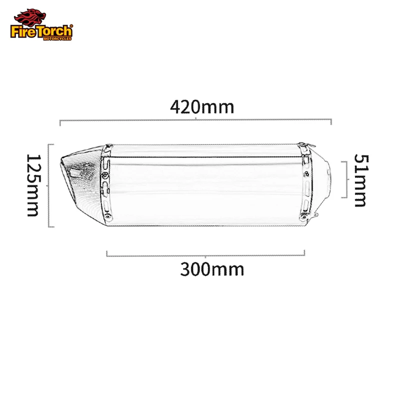 Slip On For Motorcycle Exhaust Pipe Catalyst Escape Moto Silencer Silenciador muffler Play plug 49mm Removable DB Killer