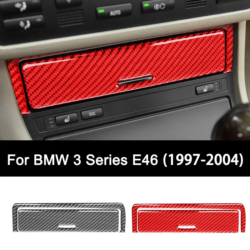 

For BMW 3 Series1997-2004 Carbon Fiber Car Multimedia Panel Decorative Sticker Interior Modification Accessories Luxury Upgrade