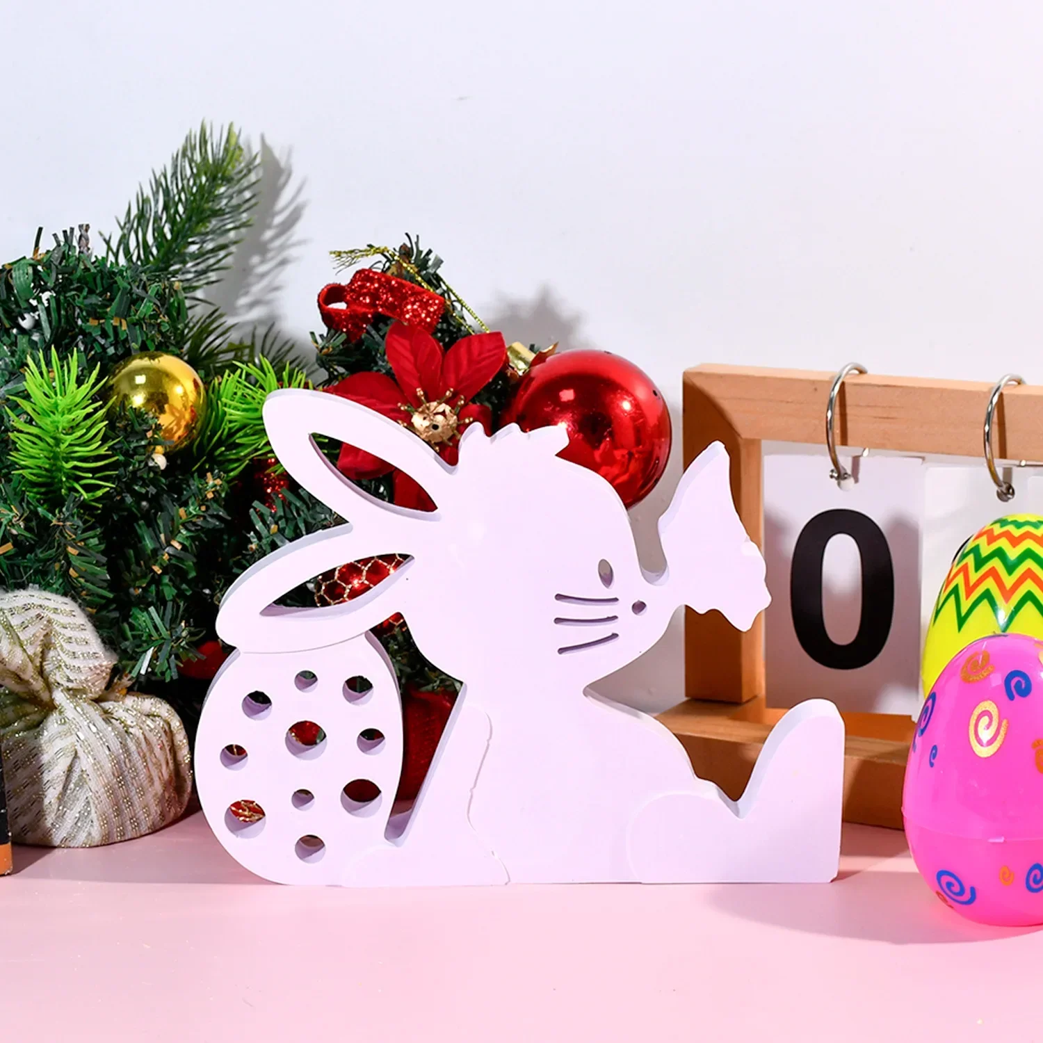 DIY Epoxy Form Ostern Kaninchen Spleißen 3D Ornament Silikon Form Gips Schmetterling Radfahren Kaninchen Harz Form Wohnkultur Keramik