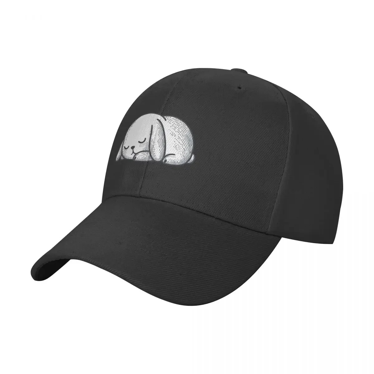 

Sleepy Bunny being Lazy Baseball Cap Golf Cap Fashion Beach Hats Woman Men's