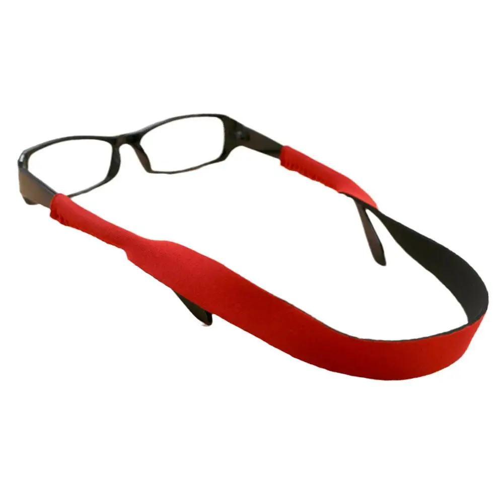 Poliéster ajustável Sports Glasses Cord, Pano De Mergulho, Cadeia De Óculos Intercambiáveis, Acessórios de decoração ao ar livre