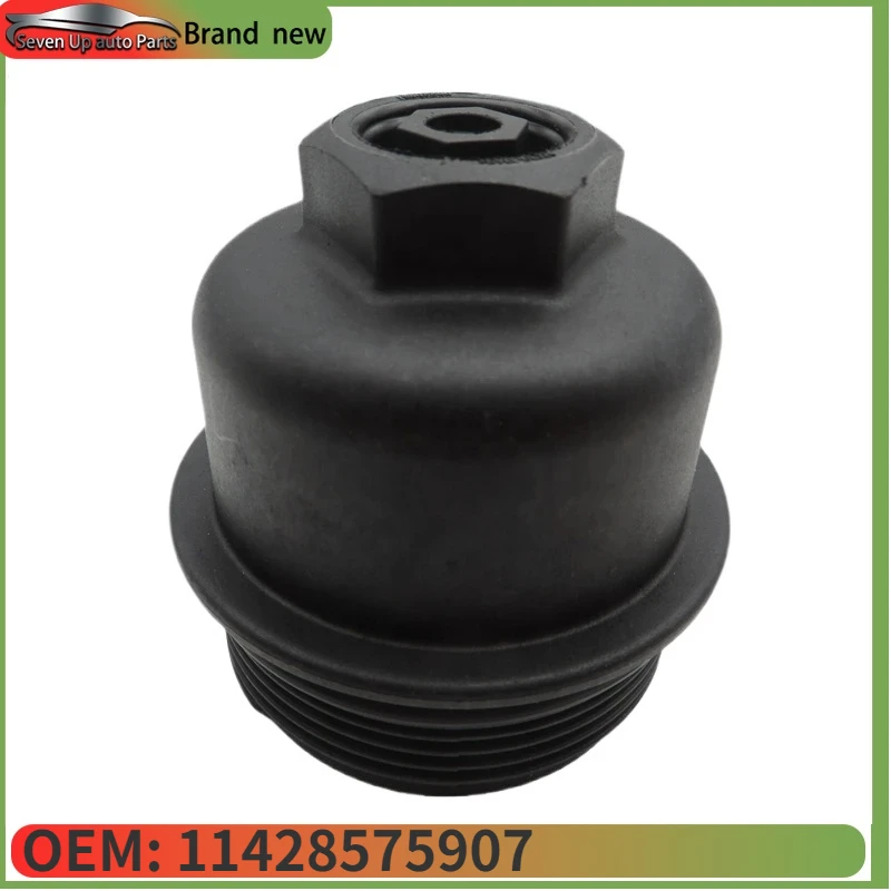 11428575907 Brand New High Quality Car Engine Oil Filter Cover for  BMW MINI F54 F55 F56 B38 Black