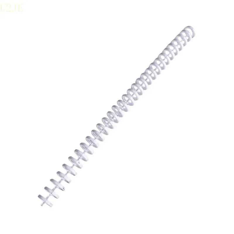 U2JE 30 Rings PVC Comb Comb 30 Hole Binder Binder Sloils 12mm for for Notebook