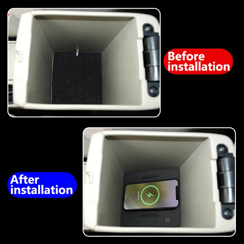 Bezprzewodowa ładowarka samochodowa do Toyota Corolla 2007 2008 2009 2010 2011 2012 Akcesoria Adapter do szybkiego ładowania telefonu 15W