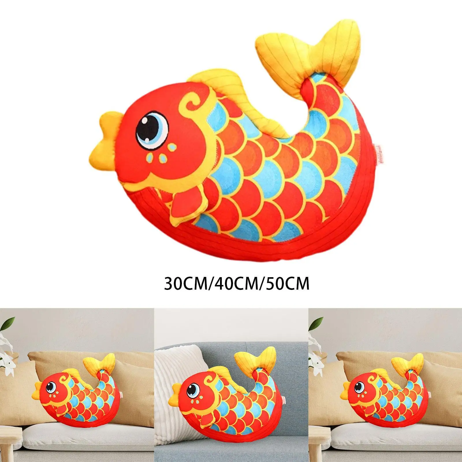 

Koi Fish Home Decor Stuffed Toy for Spring Festival New Year Dorm