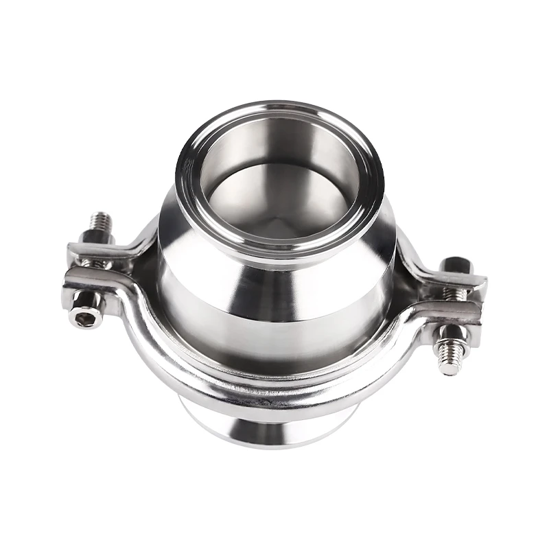 304 Stainless Steel Sanitary Check Valve One Way Non-return Flow Tri Clamp Ferrule 50.5mm/64mm for Homebrew Beer Food Dairy