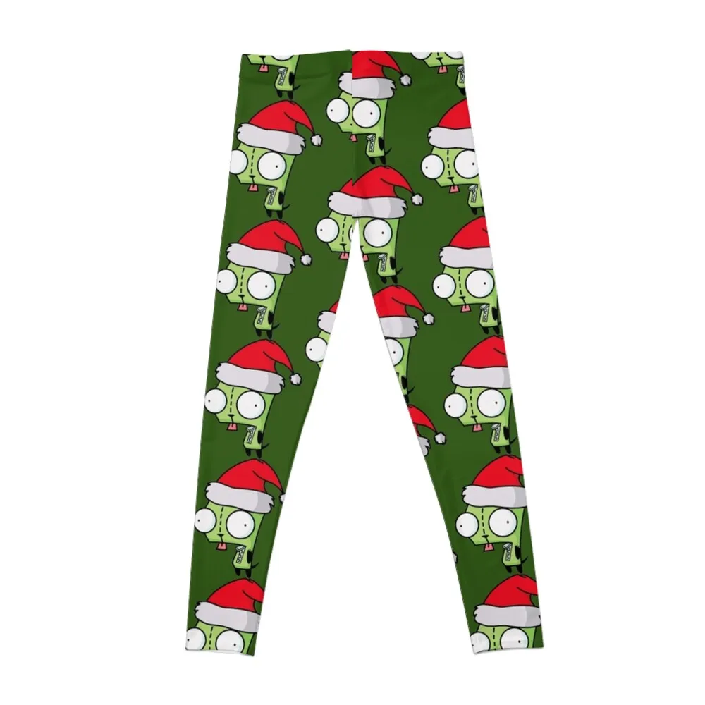 Invader Zim - Santa Gir [Green] Leggings leggings for physical