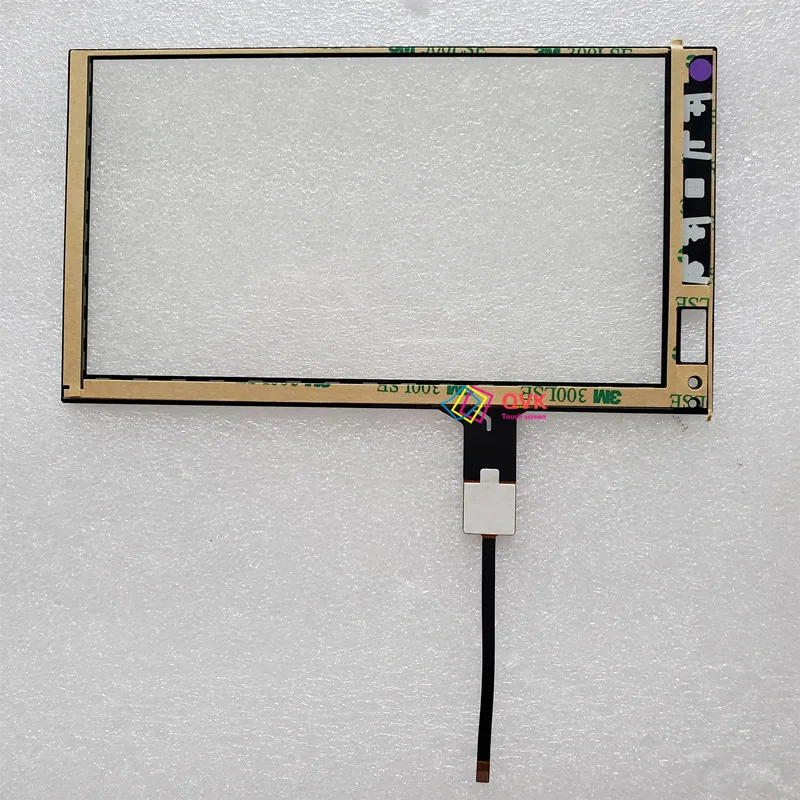 QVK 7Inch P/N LXH-TPC0037-677-V5 Multimedia Player Capacitive Touch Screen Digitizer 175*97mm GT615