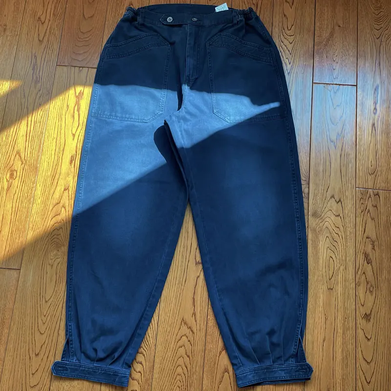 VISVIM WMV ICT CARROLL PANTS DMGD washed distressed racing pants