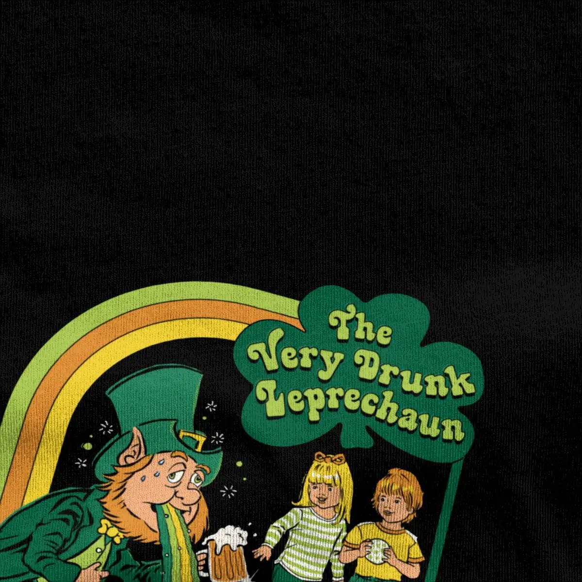 The Very Drunk Leprechaun T Shirt Men Y2K Fun 100% Cotton T-Shirts Summer O Neck Fashion Tee Shirt Print Big Size Tops