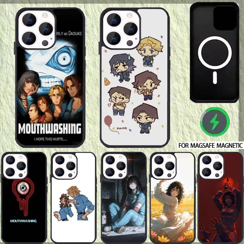 

Cartoon Mouthwashing Game Phone Case For iPhone 17,16,15,14,13,12,Plus,Pro,Max For Magsafe Magnetic Wireless Charge