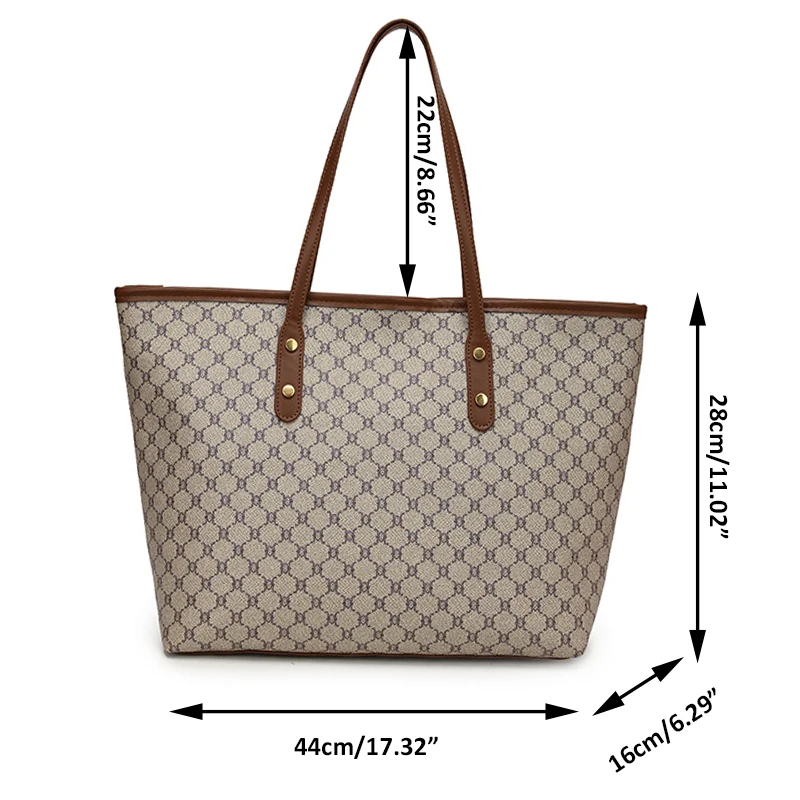 High End High-capacity Bag For Women, New Trendy Tote Bag, Versatile Commuting Texture Portable Shoulder Bag