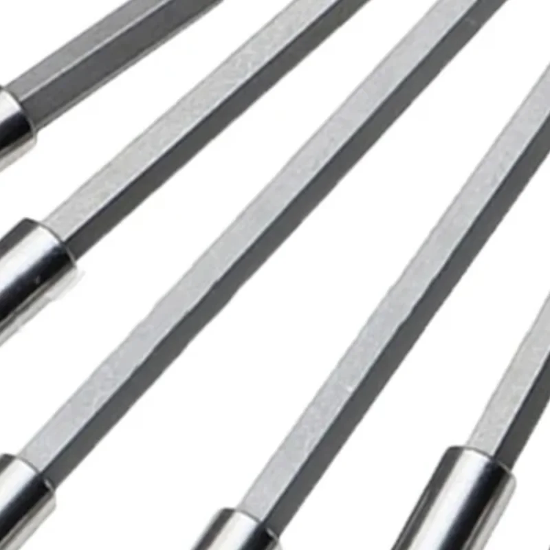 Hexagonal Handle Extended Connecting Rod Magnetic Screw Bits Extension Rod Long Handle Screwdriver Tip Holder Non-slip Hand Tool