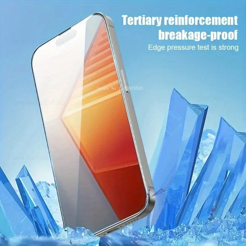 4 szt. Szkła Hartowanego HD na Ekran iPhone 15/16/17 Promax 16E 14 Plus 11 Pro 13 Promax 13 12Mini, Montaż Jednym Kliknięciem — zdjęcie produktu 3
