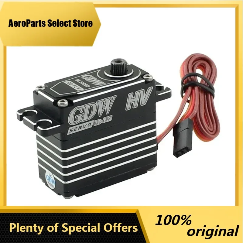 AParts 1pcs New GDW BLS893HV Brushless Standard Steering Gear Model Aircraft 3D Fixed Wing 90E 60CC Turbojet
