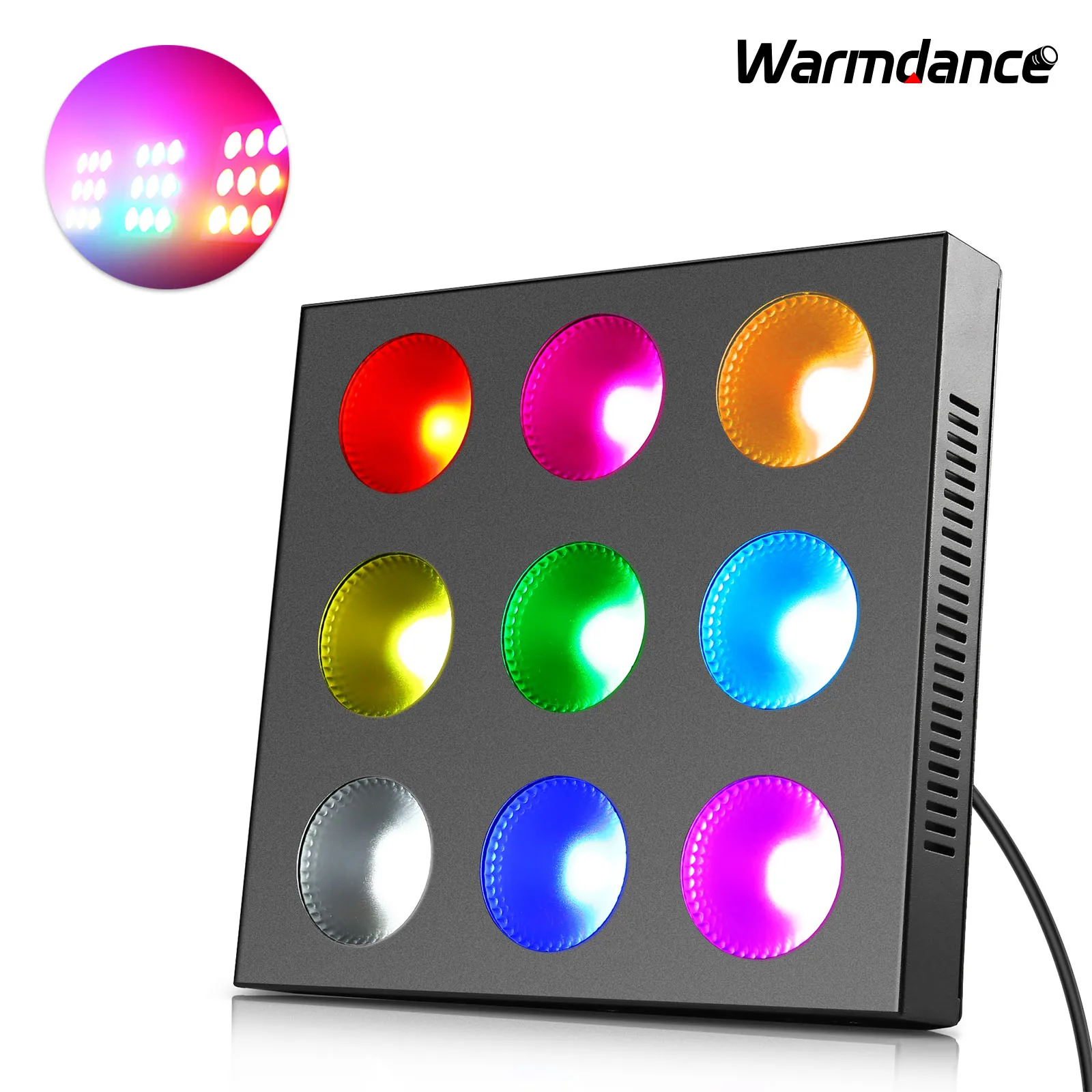 cob matrix luz rgbw stage effect projetor luz de projecao led para dj concert party casamentos boate dance hall 9 eye 01