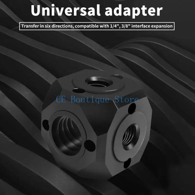 652f Universal Tripods 나사 구멍 어댑터 마법 마법 조음을위한 입방 마운트