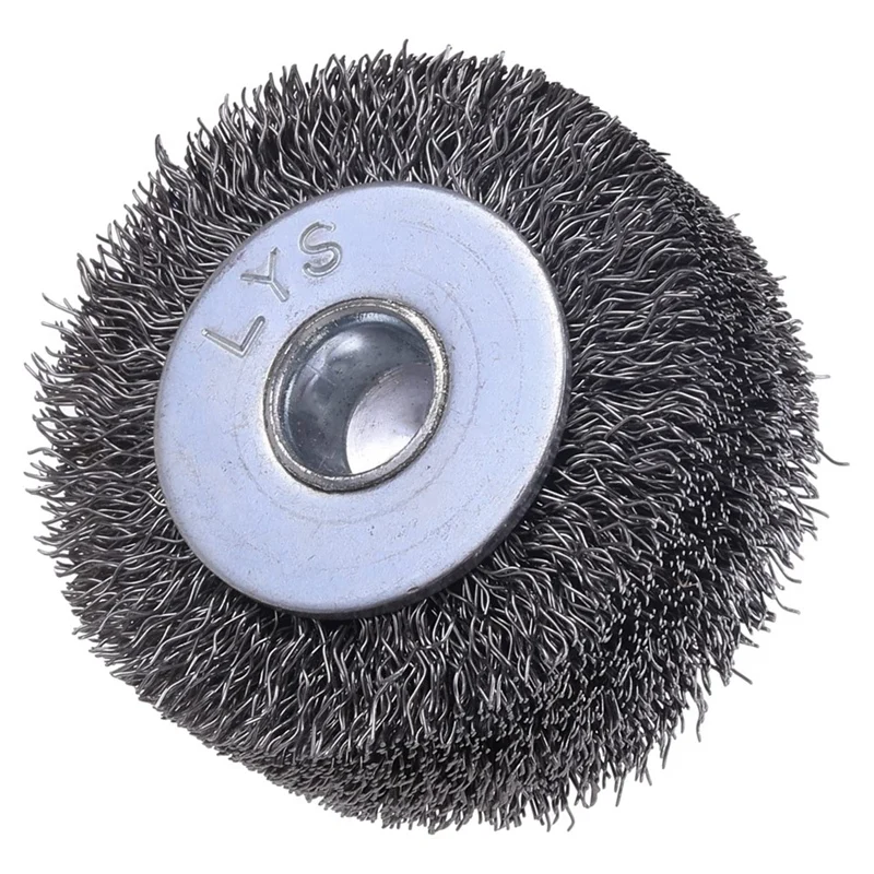 Wire Wheel Brush For Drill Attachment, 0.0118 Inch Carbon Steel Wire 1/4 Inch Shank 20000RPM 4PCS