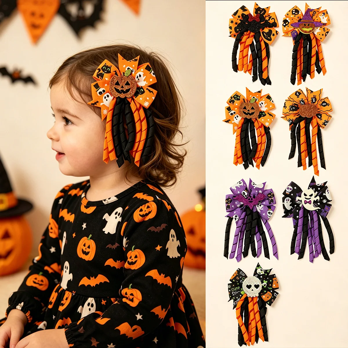 30-pezzi-lotto-314-zucca-pipistrello-fantasma-‌-fermagli-per-capelli-con-fiocco-in-nastro-stampato-per-halloween