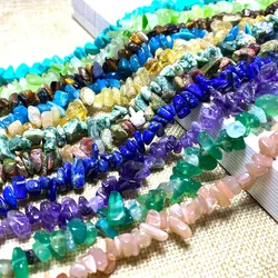 Natural 5-8mm Chips Irregular Amethysts Turquoises Agates  Amazonite Stone Beads For Jewelry Making DIY Bracelet Accessories