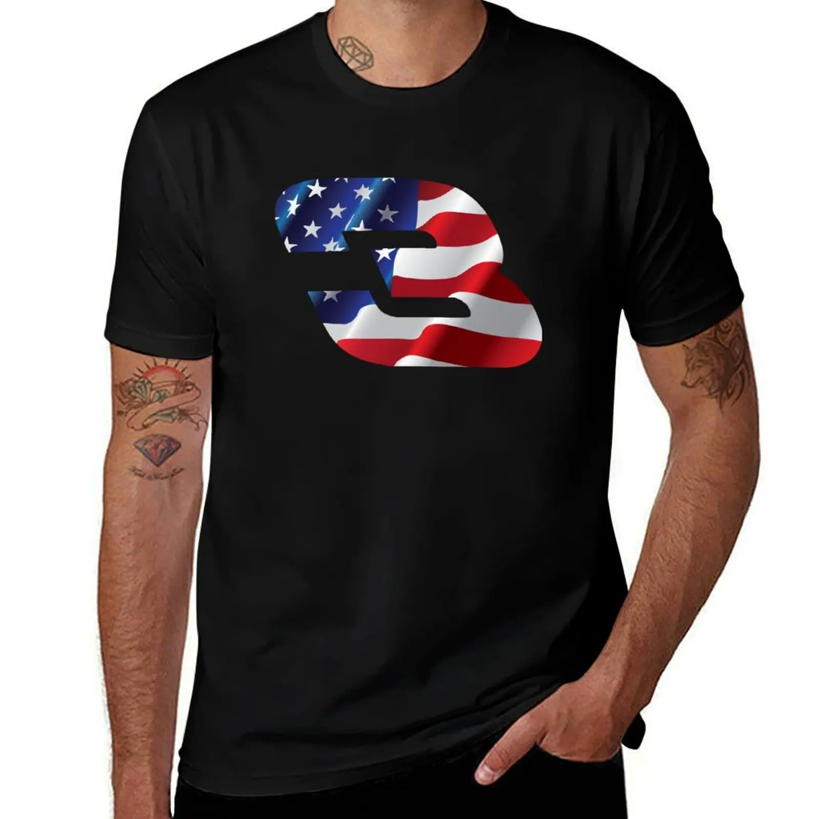 Earnhardt USA 3 T-Shirt Industrial Work Tee Shirt T-Shirt