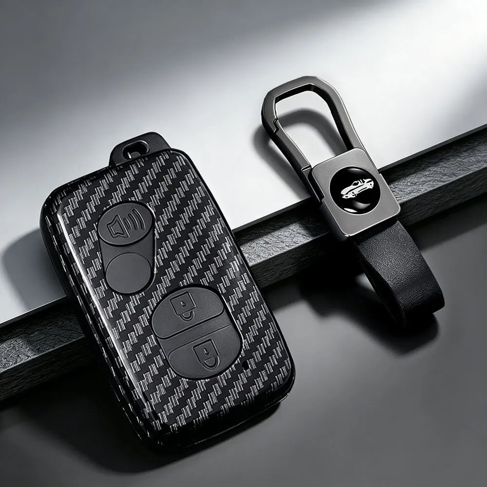 For Toyota Camry Crown Majesta Highlander Land Cruiser Prado Kluger Mark X Subaru Foreste XV ABS Car Key Case Cover Protector