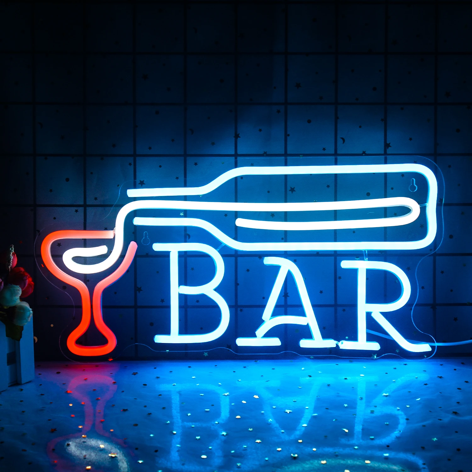 

Goblet Neon LED Sign USB Power Restaurant Shop Sign Lights Powered Pub Bar Club Men's Cave Party Room Wall Decoration Gaming