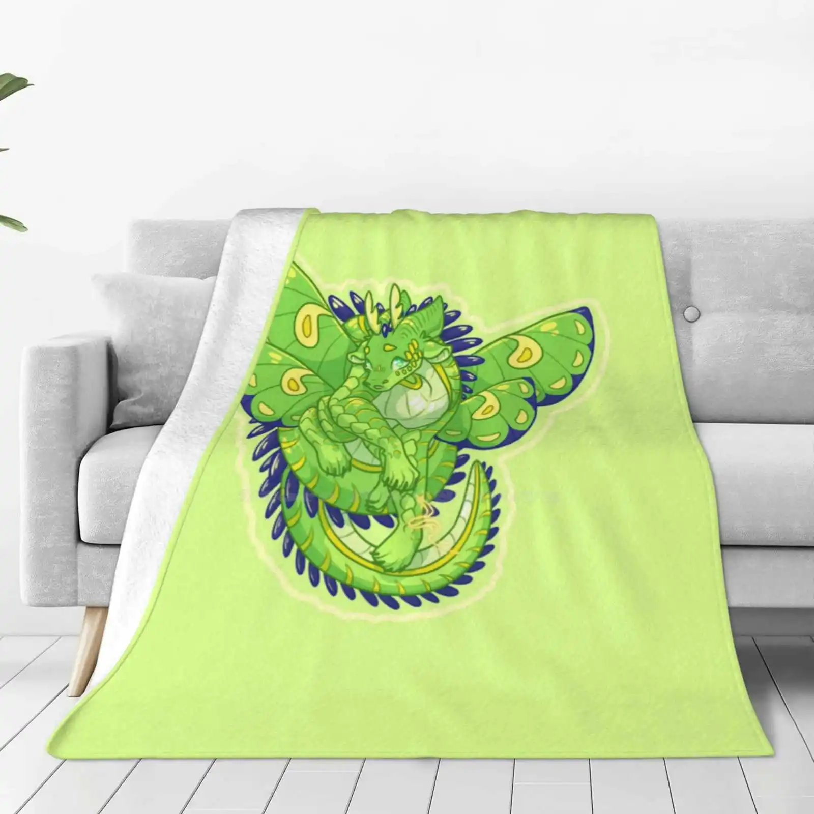 Luna New Selling Custom Print Flannel Soft Blanket Wings Of Fire Tui Sutherland