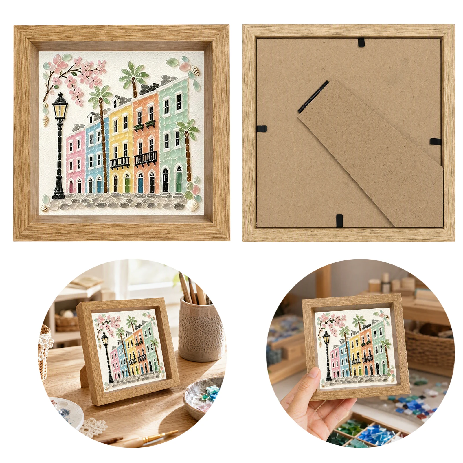 Resin Art For Beginner - Kit de Arte de Mosaico DIY