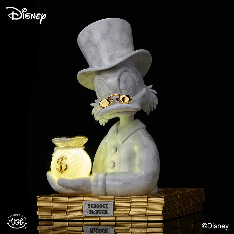 New Disney Scrooge Limited Edition Donald Duck Nightlight Ornament Giving Friends Birthday Christmas Gifts Trendy Desktop Dolls