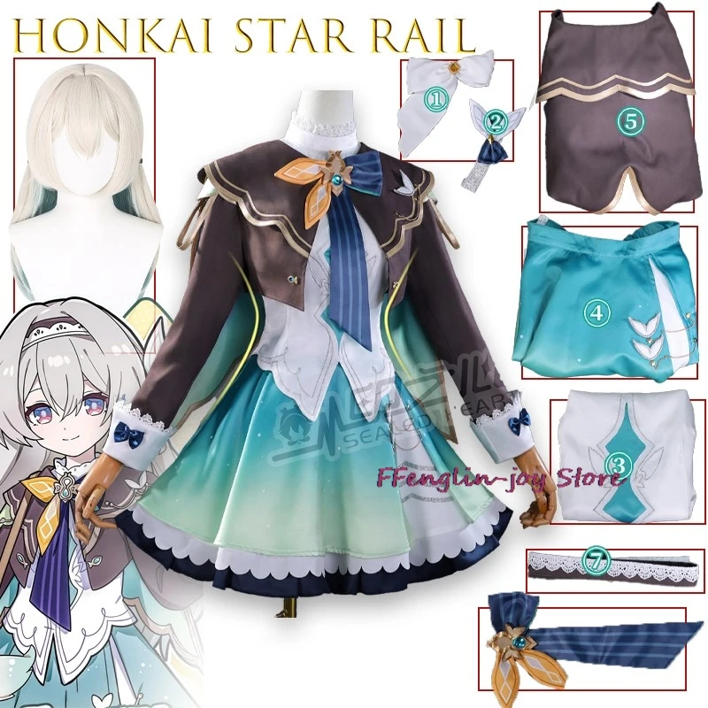

Honkai Star Rail Firefly Cat Girl Косплей Костюм Набор Женский Милый Аниме Персонаж Наряд Японский Стиль Kawaii Модная Вечеринка