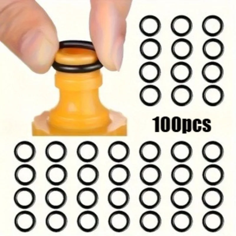 10/50/100pcs Car Wash Water Gun Accessories Rubber Ring Water Pipe Quick Faucet Connector Nipple Seal