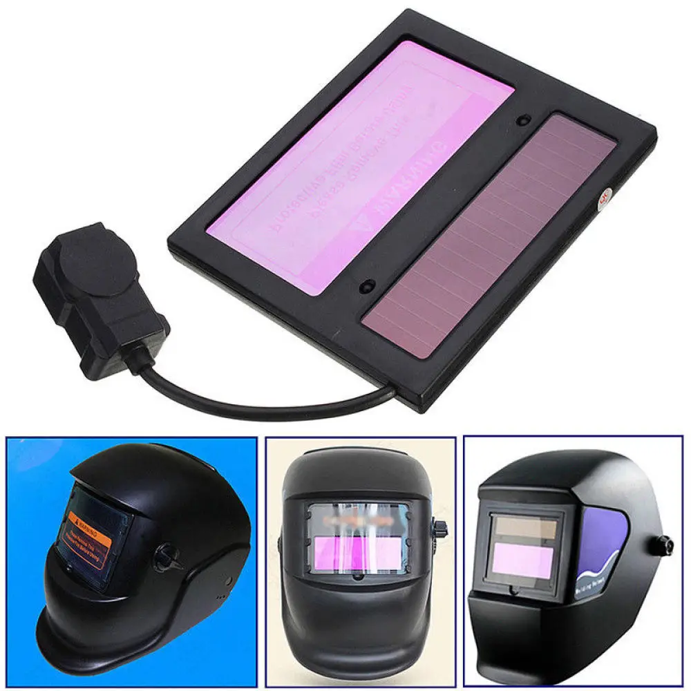 

LCD Automation Solar Auto Darkening Welding Helmet Lens Eyes Protector DIN9-DIN13 Stepless Adjustment Mask Filter Lens Tool