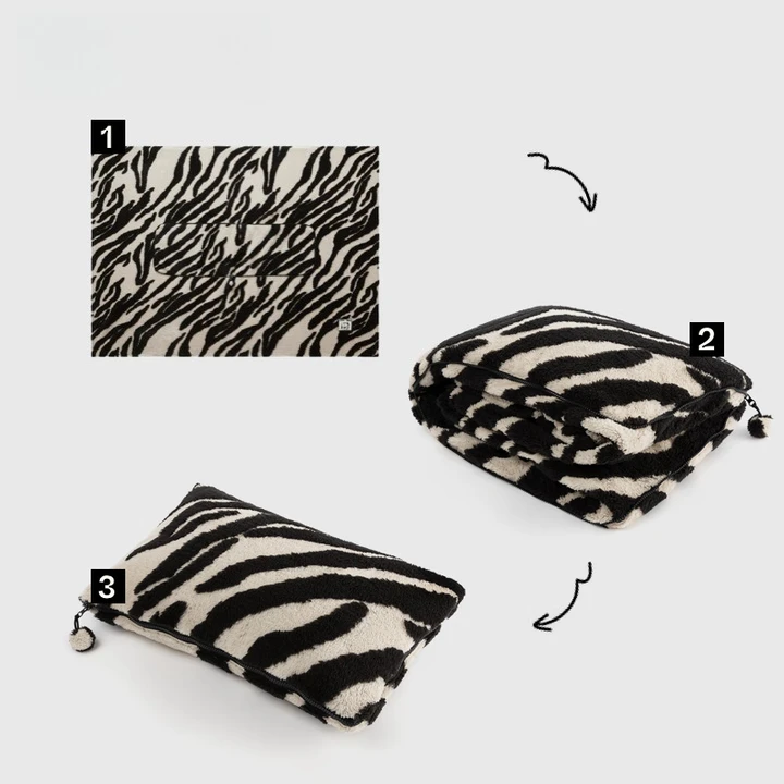 Pillow blanket, car cushion blanket, nap blanket