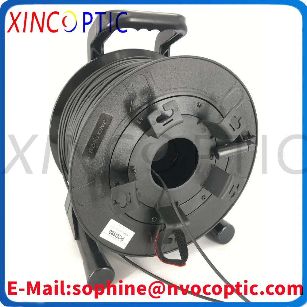 

8C 350 Мбит, SM,, G657A1,0 мм, PDLC/UPC (8 ядер)-8F PDLC Волоконно-оптический патч-корд Бронированный черный кабель LSZH/TPU с катушкой PCD380Roll