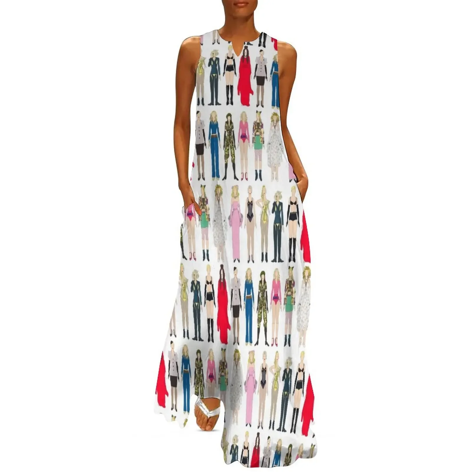 

Outfits of Madge Fashion Long Dress loose women's dress dresses for women clothes luxury dress
