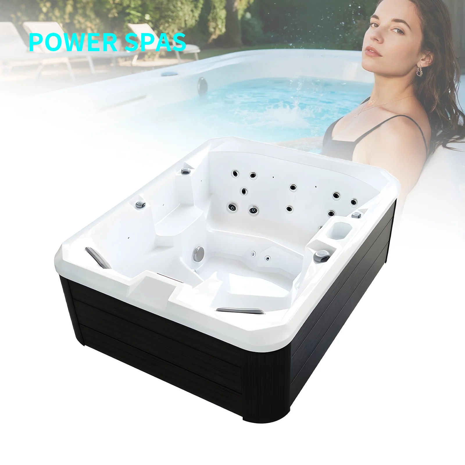 Economy Factory Prices Family 1-4 Person  Outdoor Hot Tub CE Approved Jacuzzier Outdoor