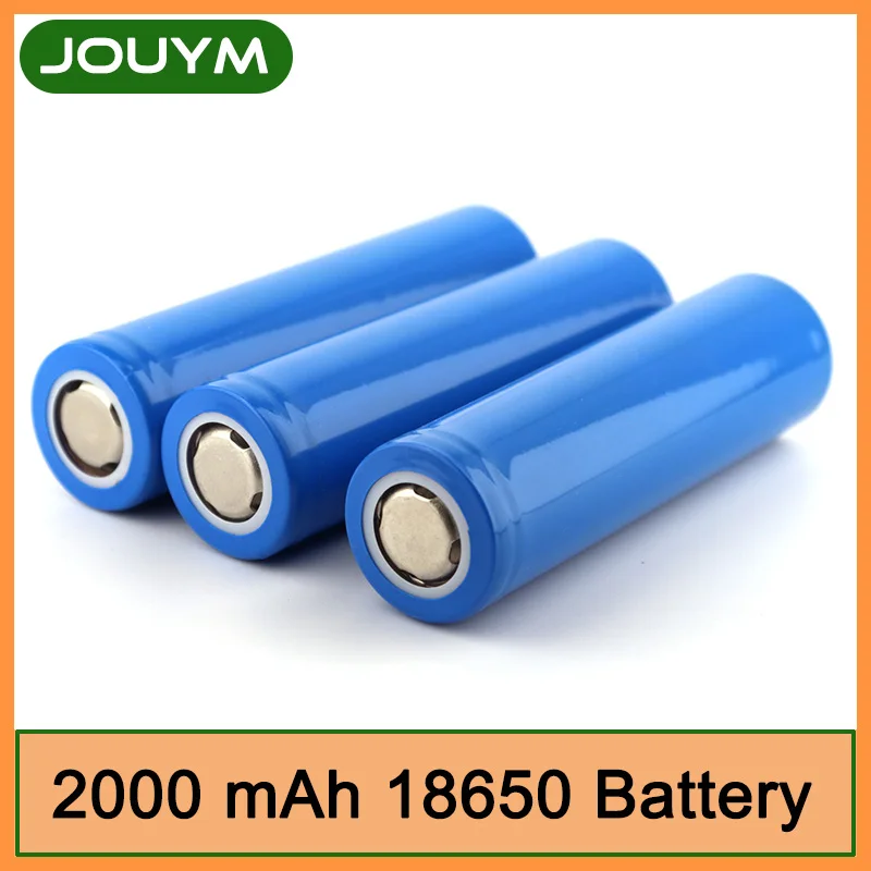 

100% New Original Ncr18650b 3.7V 2000mAh 18650 Lithium Rechargeable Battery