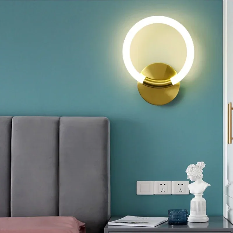 Home Decor Living Room Luxury Patio Bathroom Bedroom decoration Hallway Vintage Bedside LED Wall Indoor simple design Wall Lamps