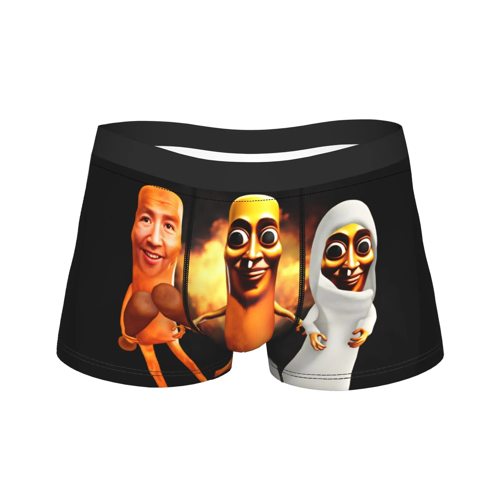 Tung Tung Tung Sahur Shorts Slips Unterwäsche Hochwertige Herren Komfortable Boxershorts Bedruckte Große Größen Unterhosen