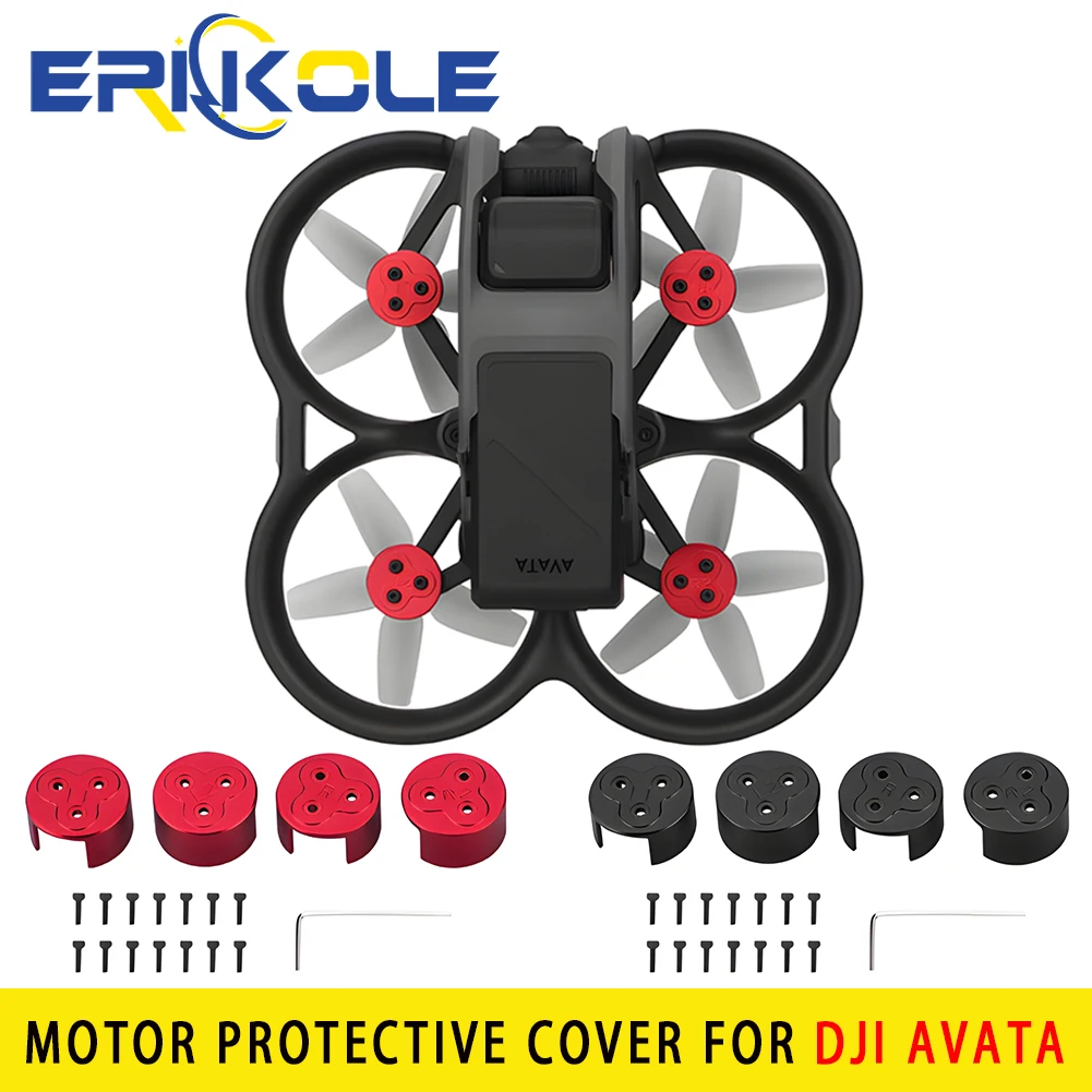

Защитная крышка двигателя для DJI Avata, алюминиевая крышка двигателя, пылезащитная крышка, защитные аксессуары, совместимость: Дрон DJI Avata