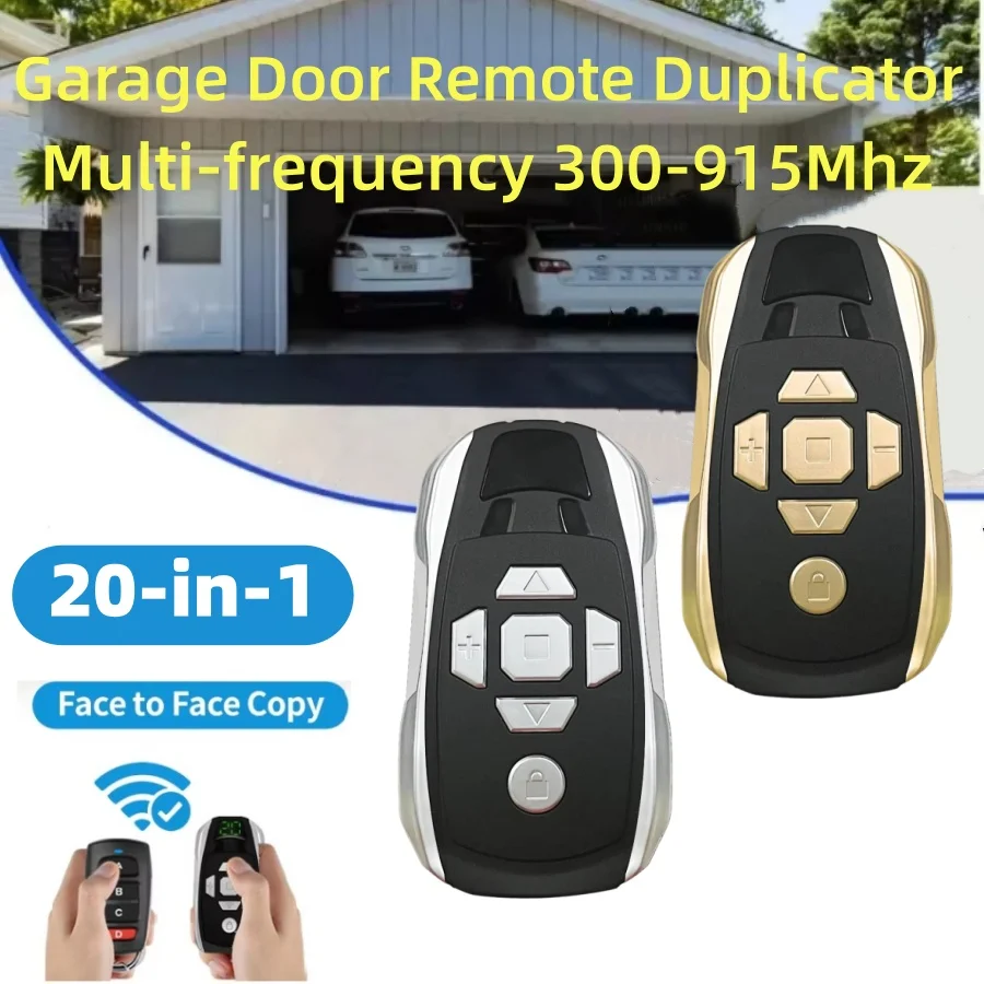 

Перезаряжаемый универсальный дубликатор, пульт дистанционного управления для гаража, гаражные ворота, ключ, клон, копия, многочастотный 300-915 МГц, 20 каналов