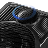 10 Inch 600W Car Subwoofer Speaker Active Under Seat Slim Sub Woofer AMP Super Bass Stereo Speaker Amplifier Audio Processor