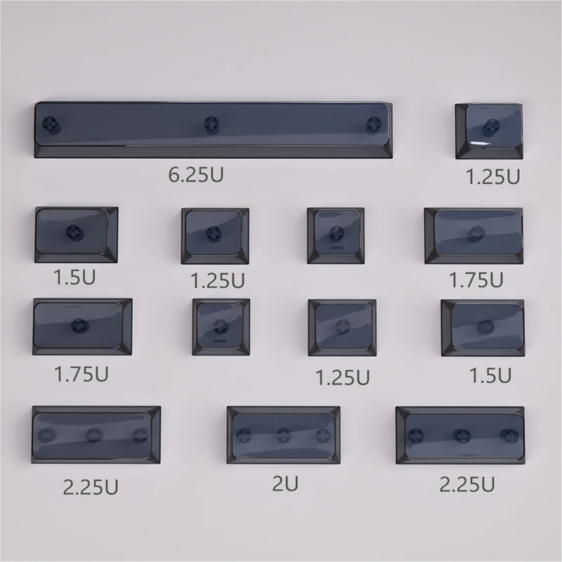 1PCS Blank XDA Keycaps 1.5mm Thickness for Mechanical Keyboards Improve Your Typing Performances Transparent Keycap