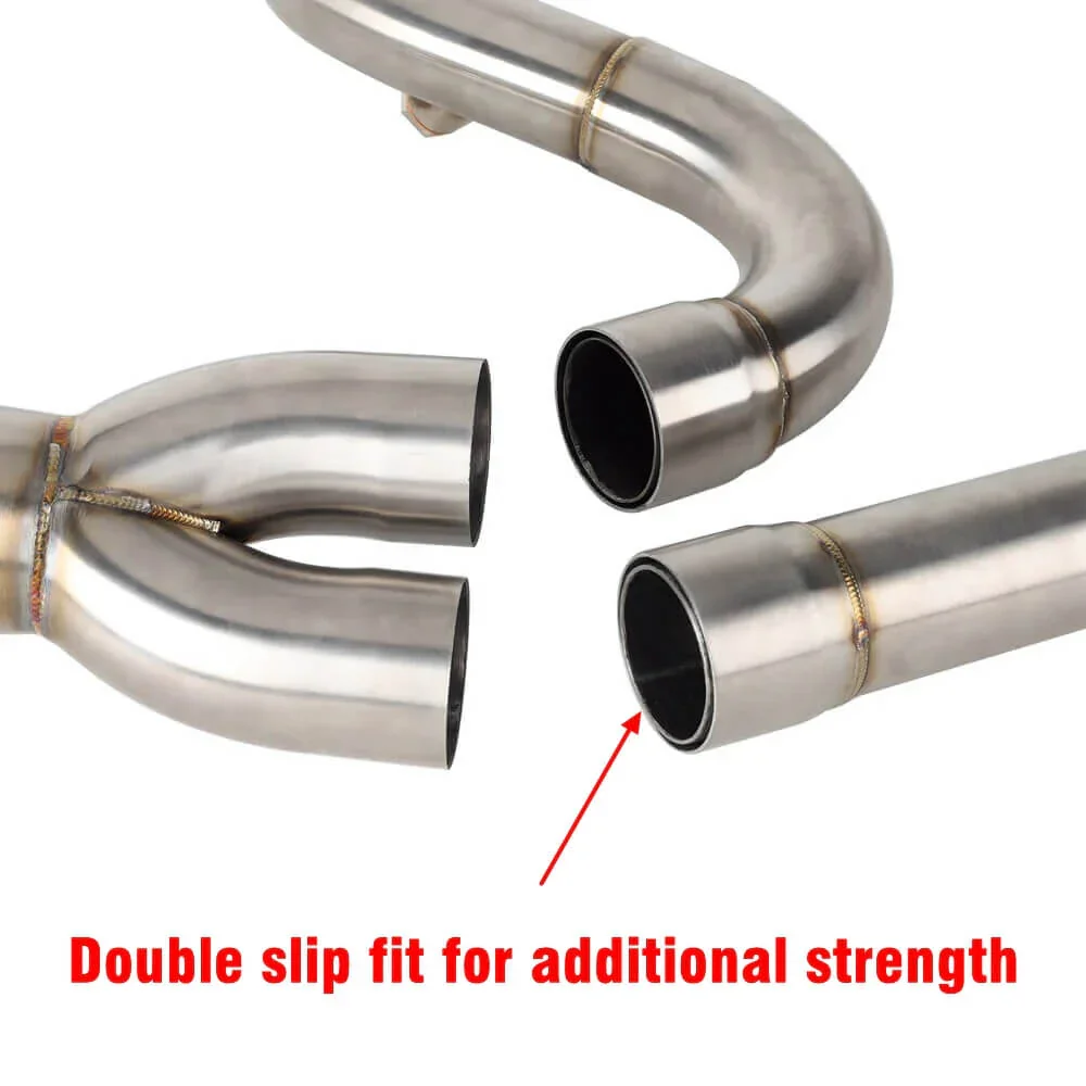 2-Into-1 Full Exhaust System for 06-17 Street  FXDBP Wide Glide FXDWG Fat Bob FXDF Low Rider S Super Glide Custom
