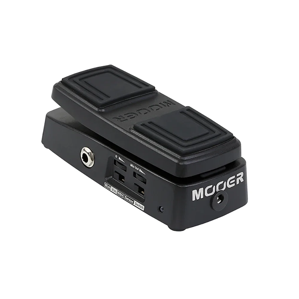 دواسة تأثير الجيتار من MOOER مع Wah ومستشعر ضغط الصوت، ملحق غلاف معدني للتبديل الالتفافي الحقيقي