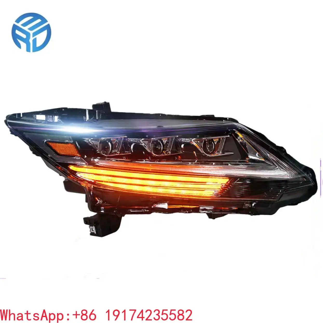 

Fit for H-on-d-a Odyssey 2015-2021 LED Headlight with Animiated Startup in Blue